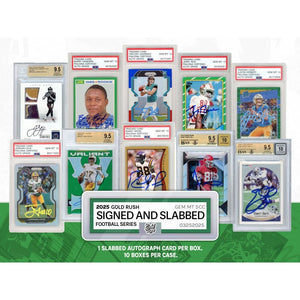 Gold Rush Signed & Slabbed Football Box