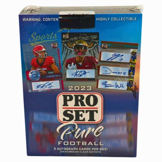 2023 Pro Set Pure Football Hobby Box - Leaf