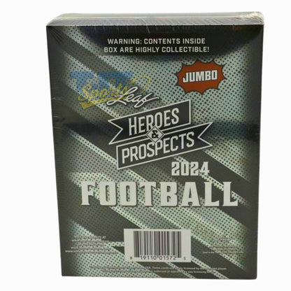 2024 Leaf Heroes & Prospects Football Jumbo Box - Leaf