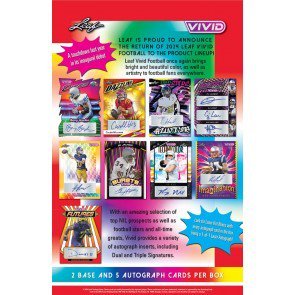 2024 Leaf Vivid Football Box - Leaf