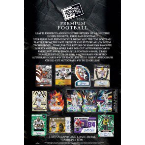 2024 Press Pass Premium Football Hobby Box - Leaf