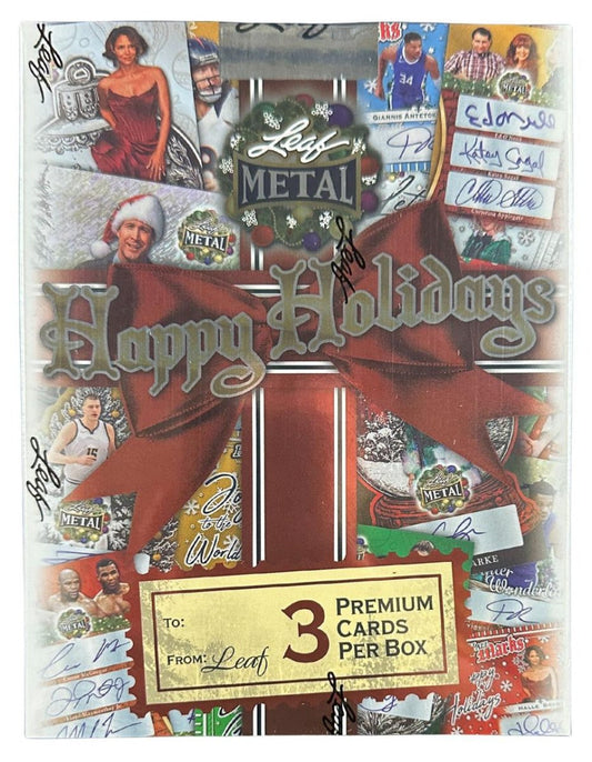 2025 Leaf Metal Happy Holidays - Leaf