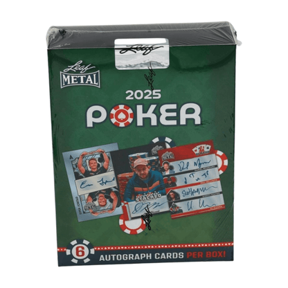 2025 Leaf Metal Poker Hobby Box - Leaf