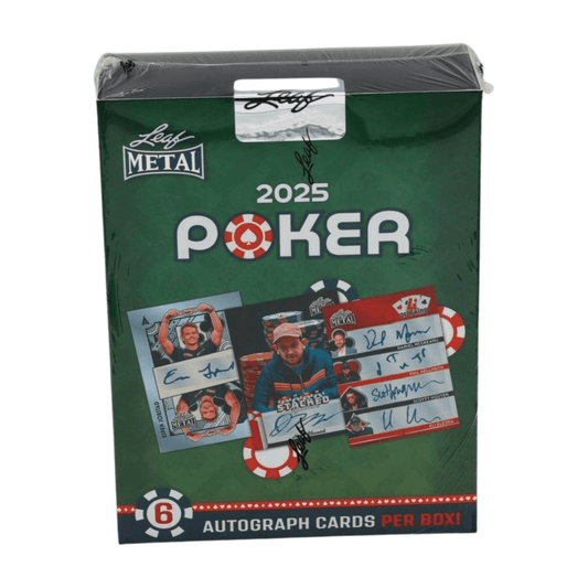 2025 Leaf Metal Poker Hobby Box - Leaf