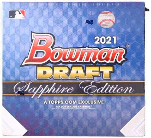 2021 Bowman Draft Baseball Sapphire Edition Box