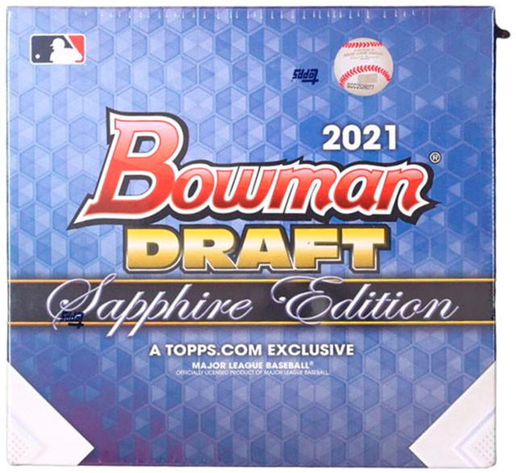 2021 Bowman Draft Baseball Sapphire Edition Box