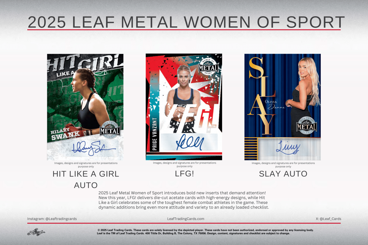 2025 Leaf Metal Women of Sport Hobby Box - Panini