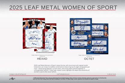 2025 Leaf Metal Women of Sport Hobby Box - Panini