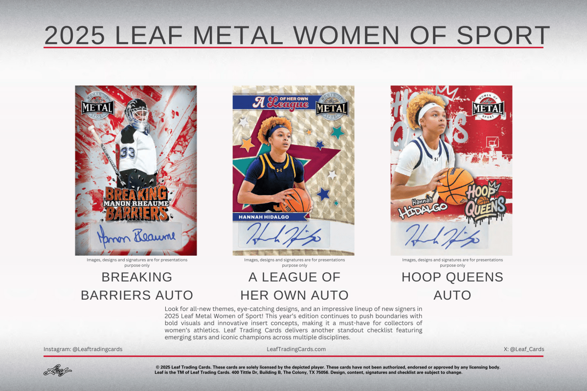 2025 Leaf Metal Women of Sport Hobby Box - Panini