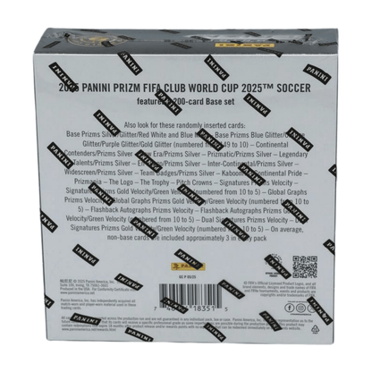 2025 Panini Prizm FIFA Club World Cup Soccer Hobby Mega Box - Panini
