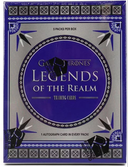 Game Of Thrones Legends of the Realm Trading Cards Hobby Box (Rittenhouse 2024) - Rittenhouse
