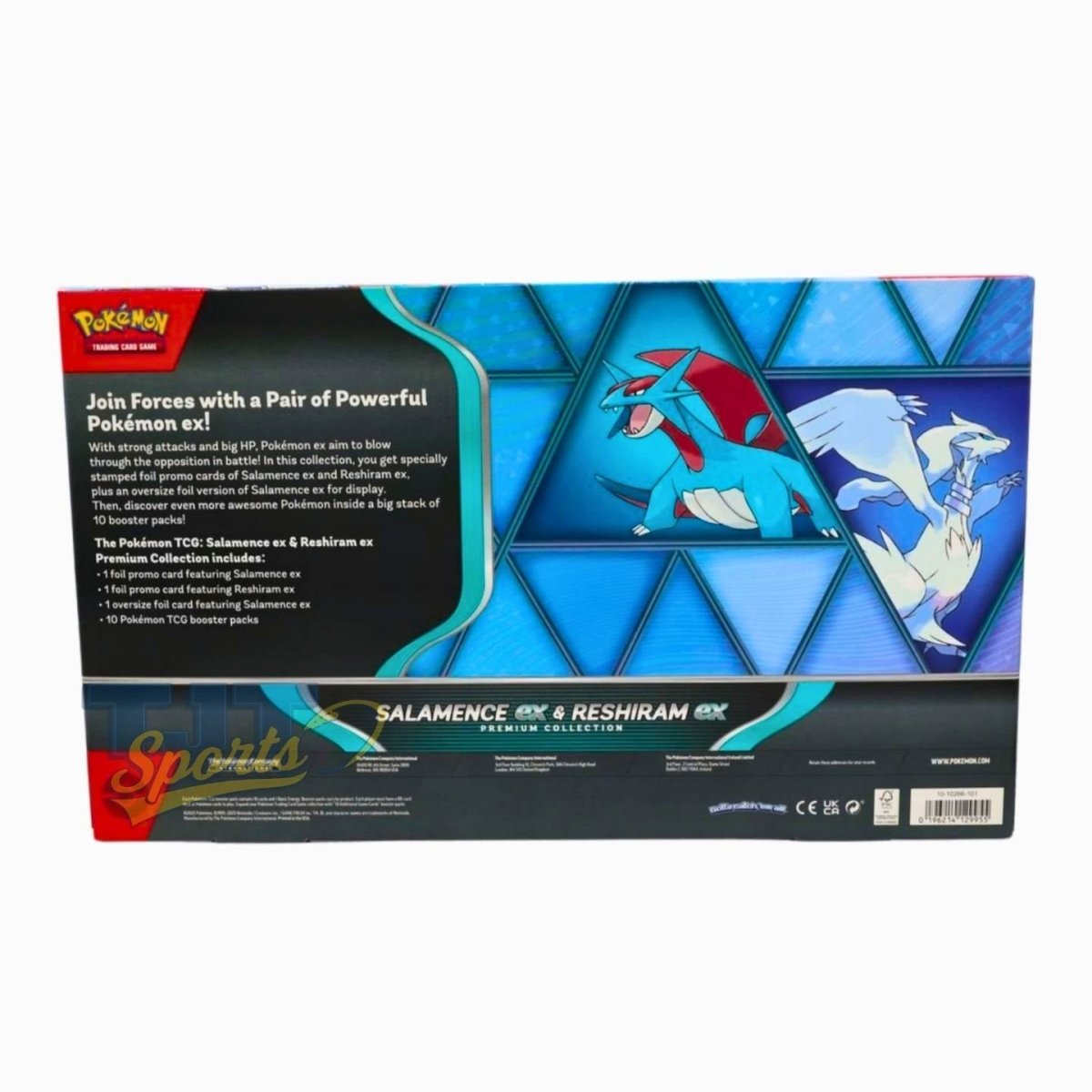 Pokemon Salamence & Reshiram EX Premium Collection Box - Single Box, Case - The Pokémon Company