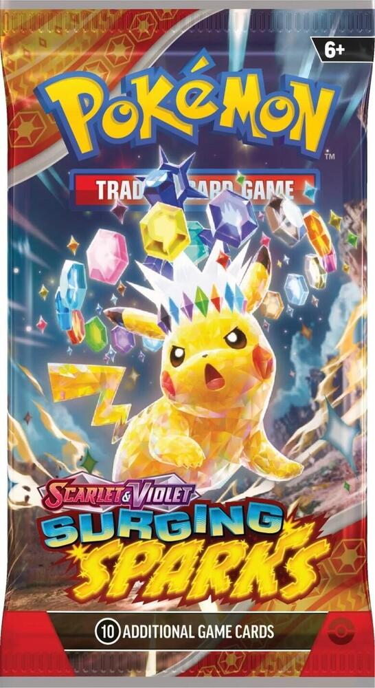Surging Sparks Booster Pack - SV08: Surging Sparks (SSP) - The Pokémon Company