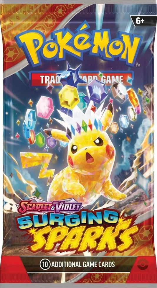 Surging Sparks Booster Pack - SV08: Surging Sparks (SSP) - The Pokémon Company