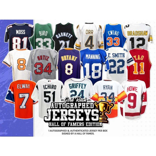 2025 Gold Rush Autographed Jersey Hall of Fame Edition Box - TJT SPORTS