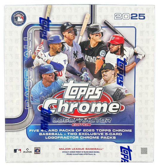 2025 Topps Chrome Baseball Logofractor Edition Box - TJT SPORTS
