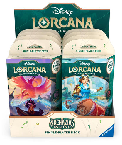 Disney Lorcana: Archazia's Island Starter Deck Display - Archazia's Island (7) - TJT SPORTS