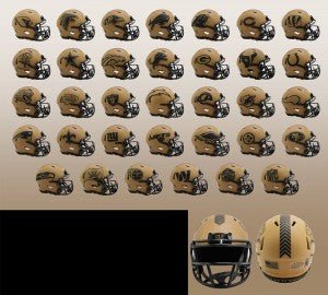 NFL Salute to Service Alternate Riddell 2023 NFL Speed Mini Football Helmet ~ Pick Your Team! - TJT SPORTS