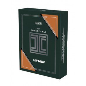 RANDOM SERIAL NUMBER! 1 CASE (3 BOXES) 2025 PANINI LIV GOLF IMPECCABLE - TJT SPORTS