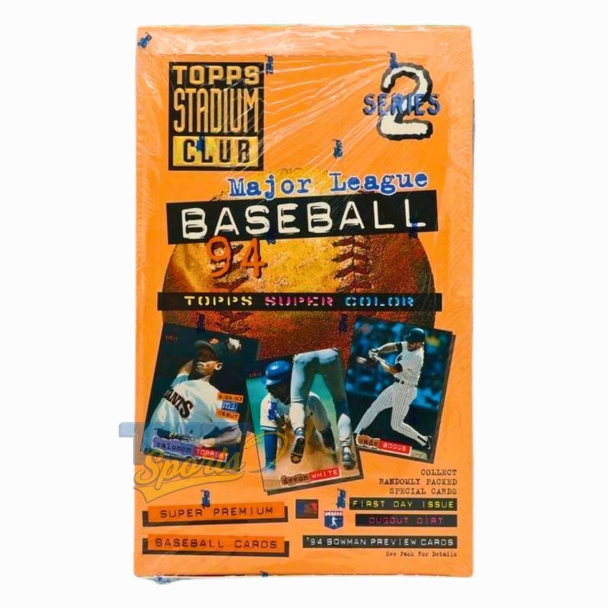 1994 Topps Stadium Club Series 2 Baseball Box (24 Packs) - Topps