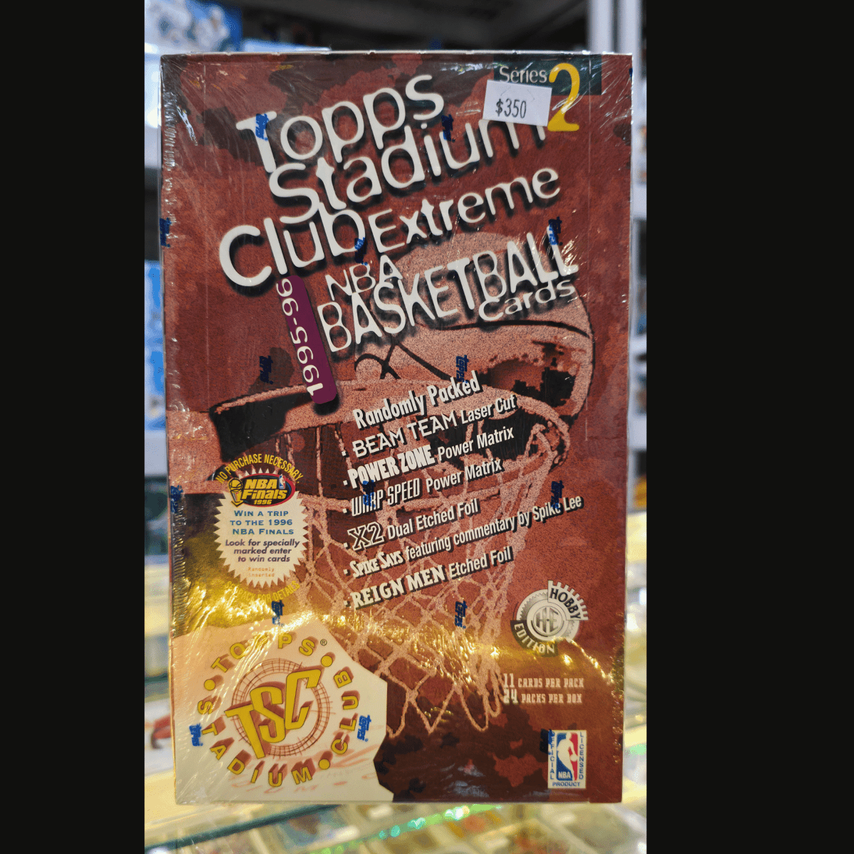 1995 - 96 Topps Stadium Club Extreme Box NBA Series 2 Retail box - Topps