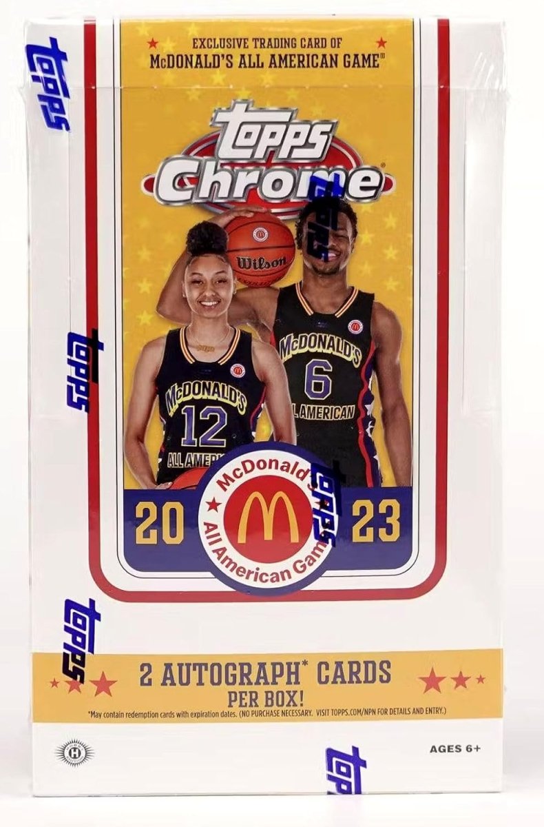 2023 - 24 Topps Chrome McDonald’s All - American Basketball Blaster Box - Topps