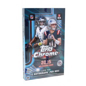 2025 Topps Chrome Football Hobby Box - Topps