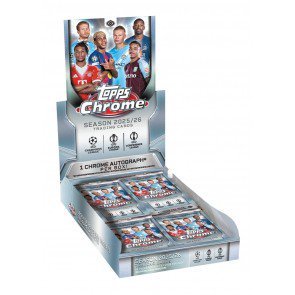 2025/26 Topps UEFA Club Competitions Chrome Soccer Hobby Box - Topps