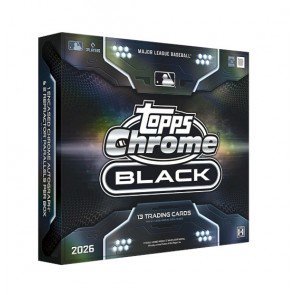 2026 Topps Chrome Black Baseball Hobby Box - Topps