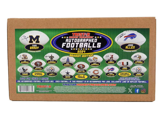 2024 Tristar Hidden Treasures Autographed Footballs Box - Tristar
