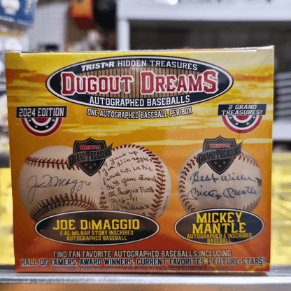 2024 Tristar Hidden Treasures Dugout Dreams Autographed Baseball - Tristar