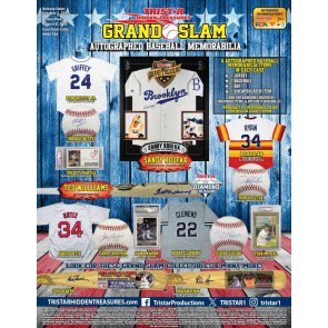 2025 Tristar Hidden Treasures Grand Slam Autographed Baseball Memorabilia Case - Tristar