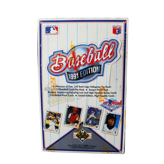 1991 Upper Deck MLB Hobby Box Collectors Choice - Find the Hank Edition - Upper Deck