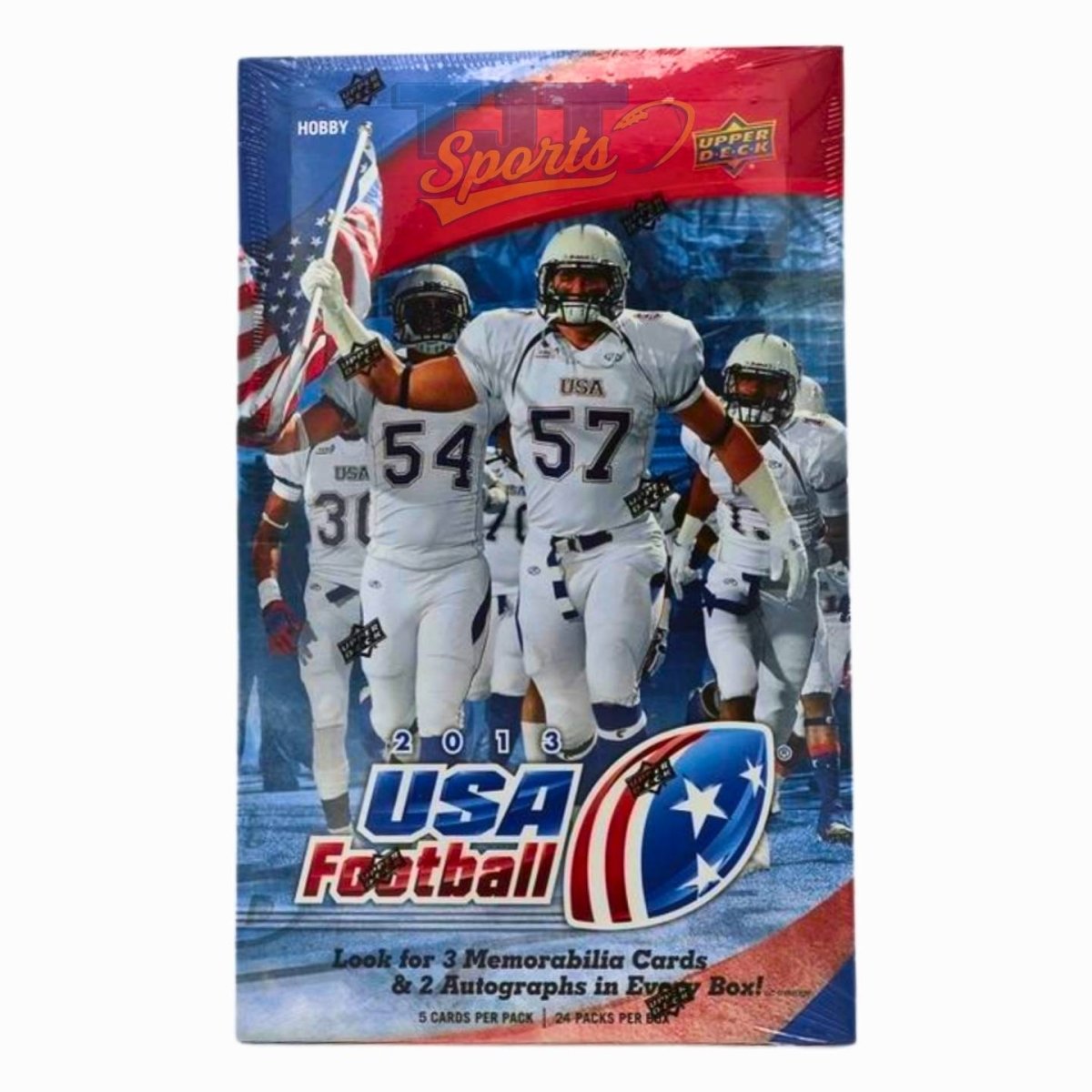 2013 Upper Deck USA Football Hobby Box - Upper Deck