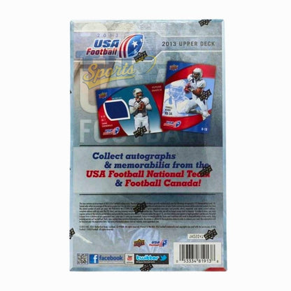 2013 Upper Deck USA Football Hobby Box - Upper Deck