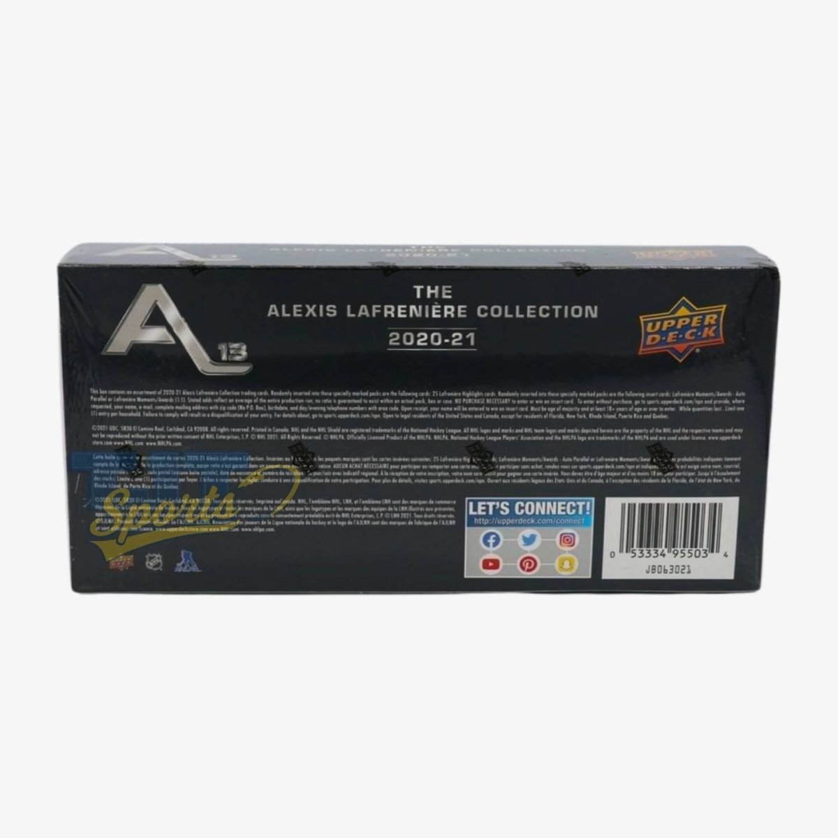 2020/21 Upper Deck Alexis Lafrenière Collection Box - Upper Deck