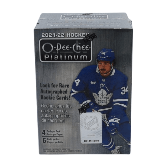 2021/22 Upper Deck O - Pee - Chee Platinum Hockey 6 - Pack Blaster Box - Upper Deck