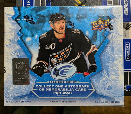 2022 - 23 Upper Deck Ice Hockey Hobby Box - Upper Deck