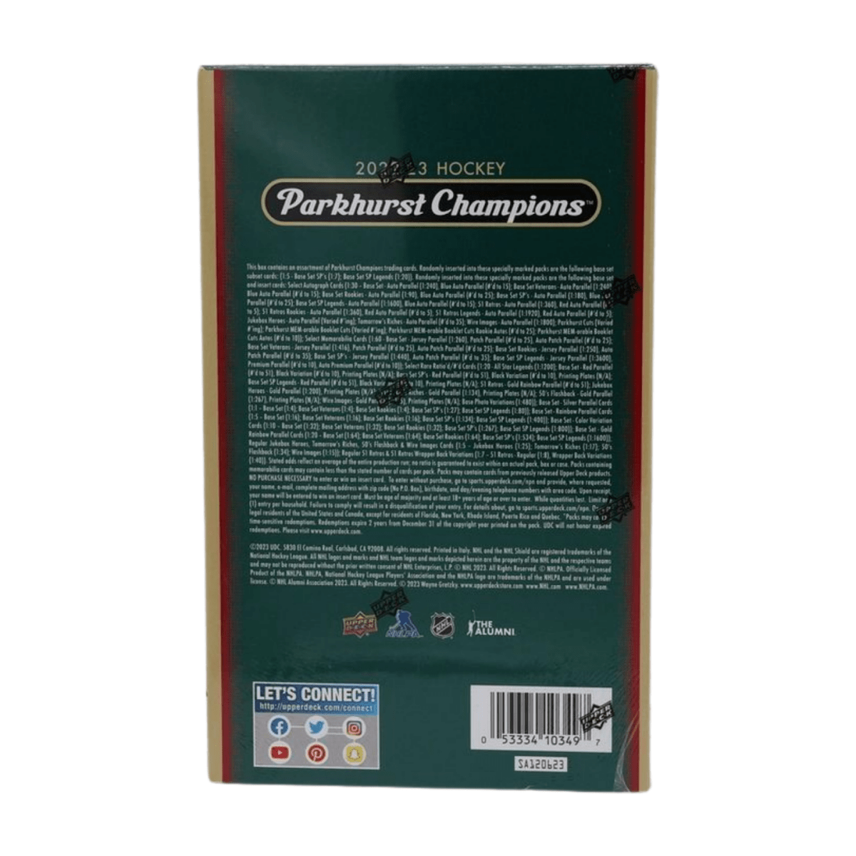 2022 - 23 Upper Deck Parkhurst Champions Hockey Hobby Box - Upper Deck
