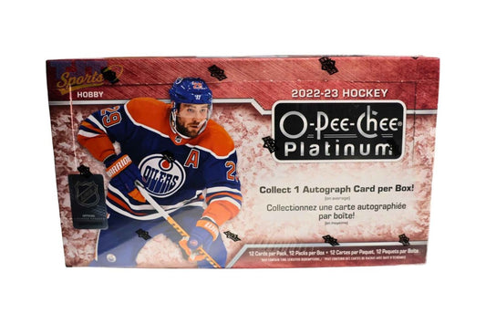 2022/23 Upper Deck O - Pee - Chee Platinum Hockey Hobby Box - Upper Deck