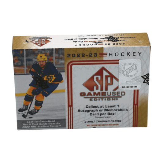 2022/23 Upper Deck SP Game Used Hockey Hobby Box - Upper Deck
