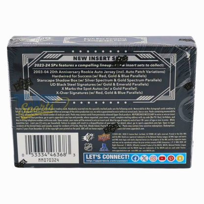 2023/24 Upper Deck SPx Hockey Hobby Box - Upper Deck