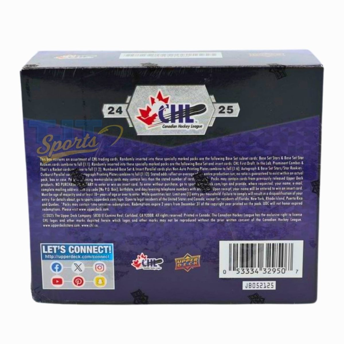 2024/25 Upper Deck CHL Hockey Hobby Box - Upper Deck