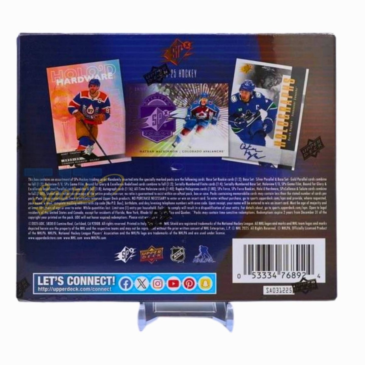2024/25 Upper Deck SPx Hockey Hobby Box - Upper Deck