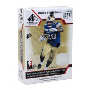 2025 Upper Deck SP Game Used CFL Football Hobby Box - Upper Deck