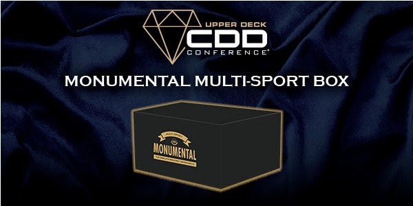 RANDOM TEAM/SPORT! 1 CASE 2026 Upper Deck CDD Exclusive MONUMENTAL Multi Sport Memorabilia w/ 5 Big Hits! - Upper Deck