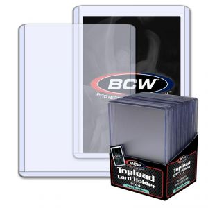 BCW 79 Point 3x4 Top Loader 25 Pack