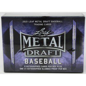 2021 Leaf Metal Draft Baseball Jumbo Box