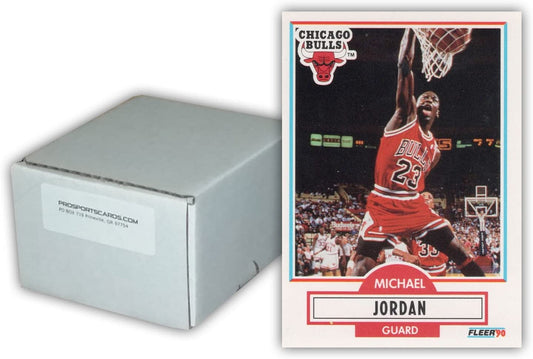 1990-91 Fleer Basketball Complete Set 1-198 Near Mint