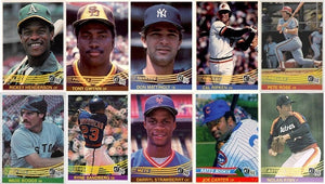 1984 DONRUSS BASEBALL COMPLETE SET 1-651 OVERALL Near Mint